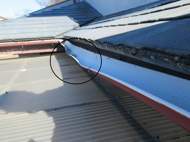 昭和町　雨樋工事